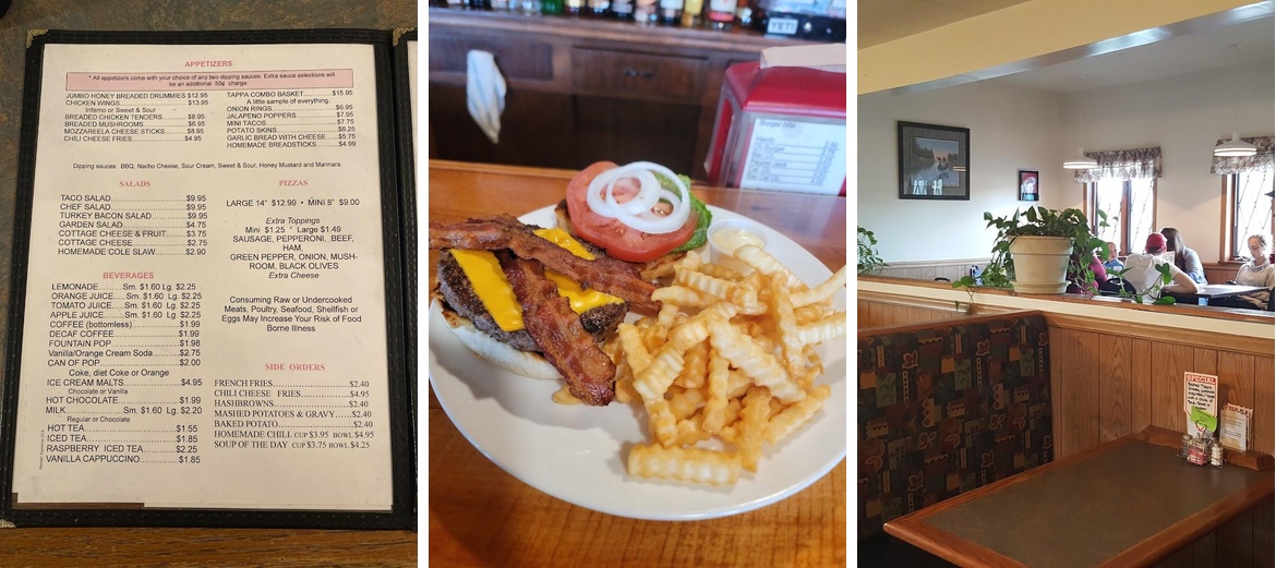 Tappa Keg Inn Menu