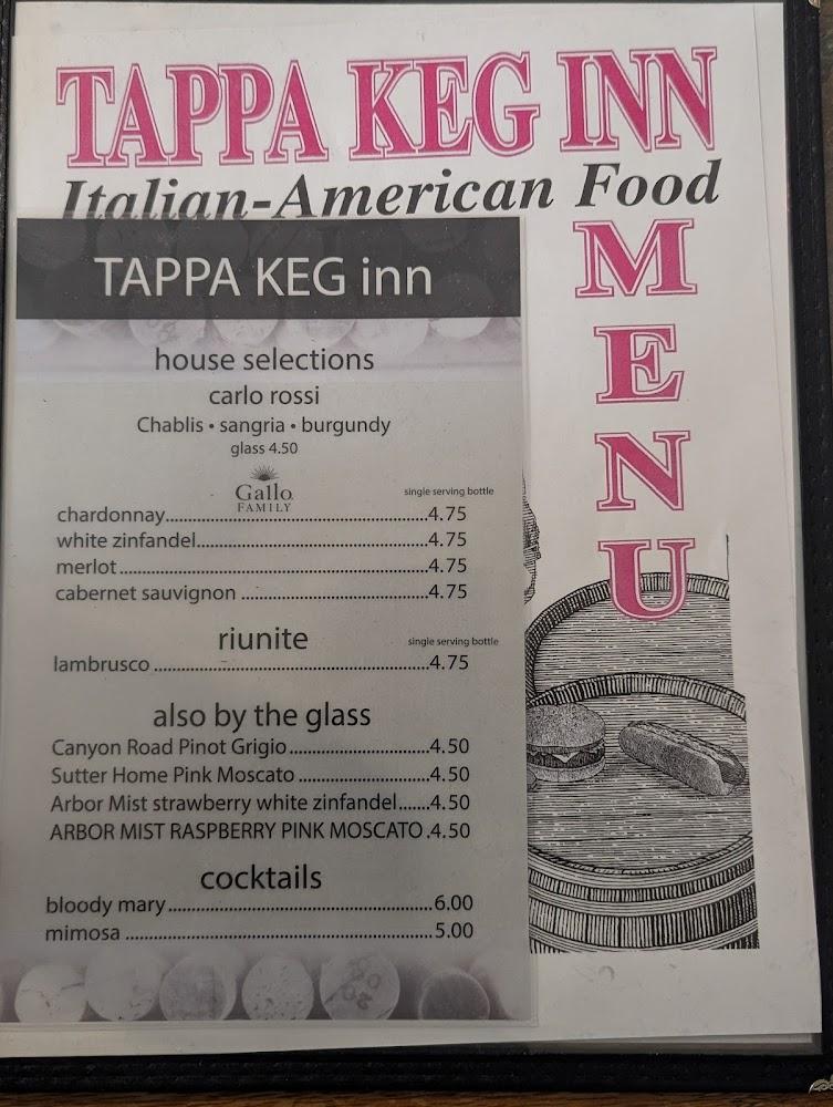 Tappa Keg Inn Menu image 4